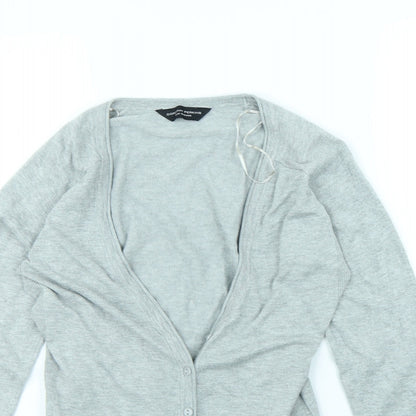 Dorothy Perkins Womens Grey   Cardigan Jumper Size 8