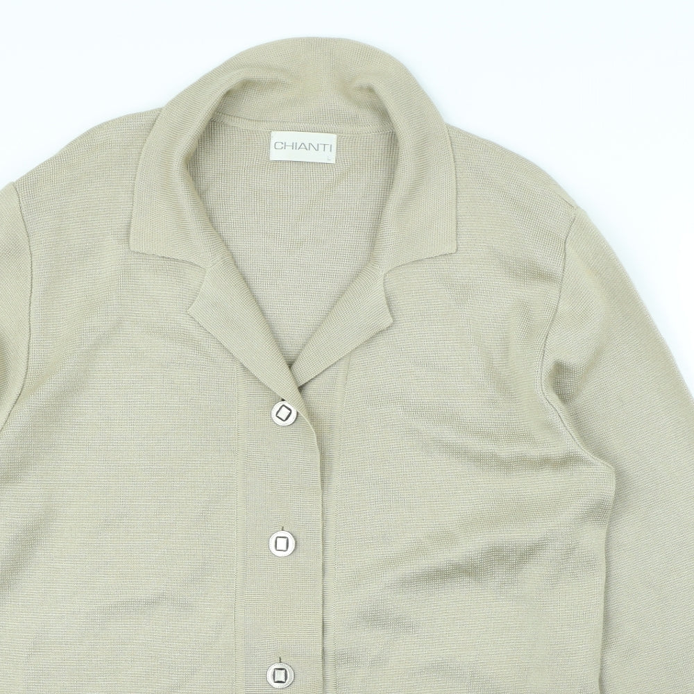 Womens UK Size L Chianti Beige Jacket
