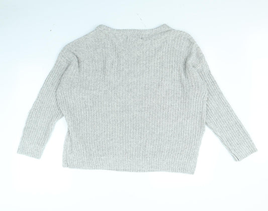 H&M Mens Grey   Pullover Jumper Size M