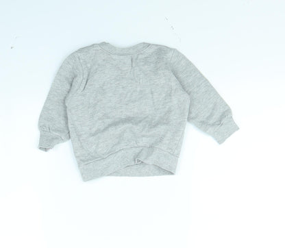 Babytown Girls Grey   Pullover Jumper Size 6-9 Months