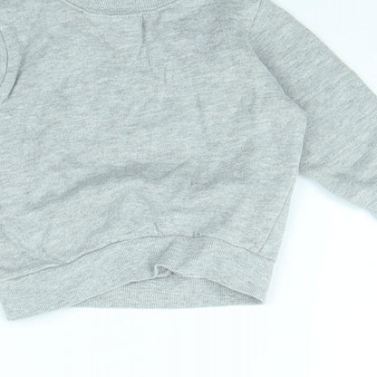Babytown Girls Grey   Pullover Jumper Size 6-9 Months