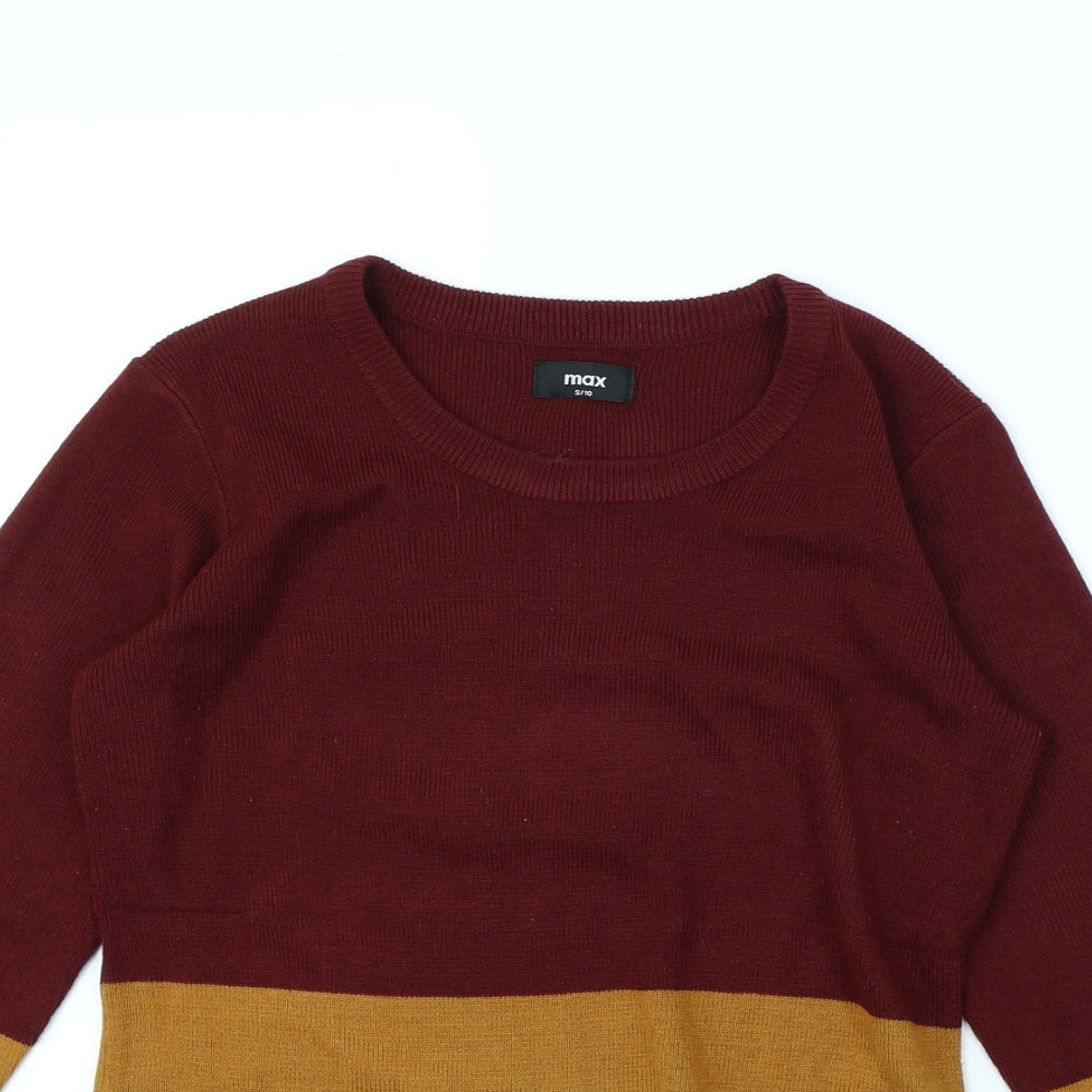 MAX Womens Grey   Pullover Jumper Size S