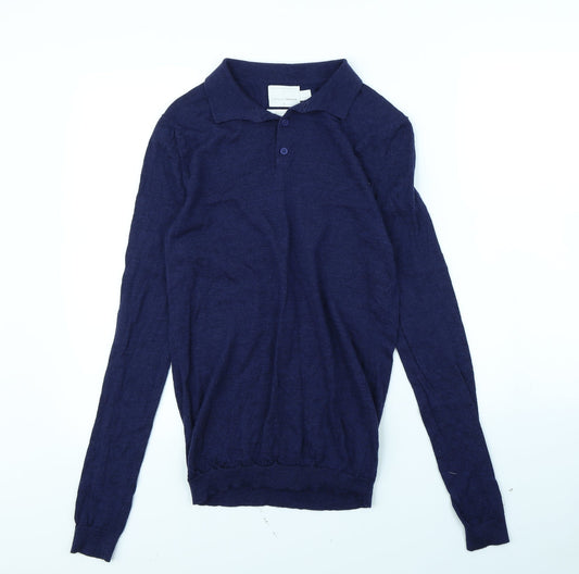 Topman Mens Blue   Pullover Jumper Size M