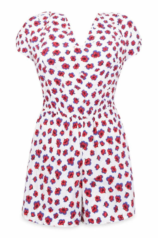 Womens UK Size 10 George One-Piece White Bodysuit