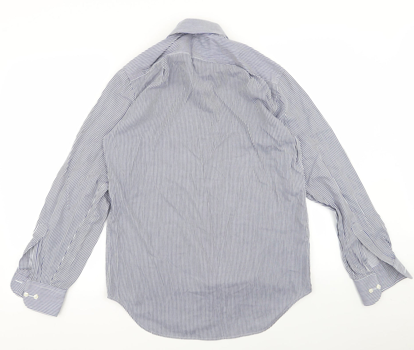 Womens UK Size 32 m&s Blue Basic Button-Up