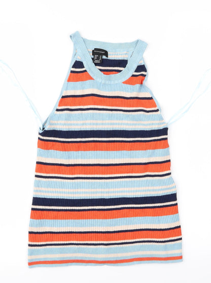 Atmosphere Womens Multicoloured Striped  Vest Jumper Size 14