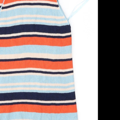 Atmosphere Womens Multicoloured Striped  Vest Jumper Size 14