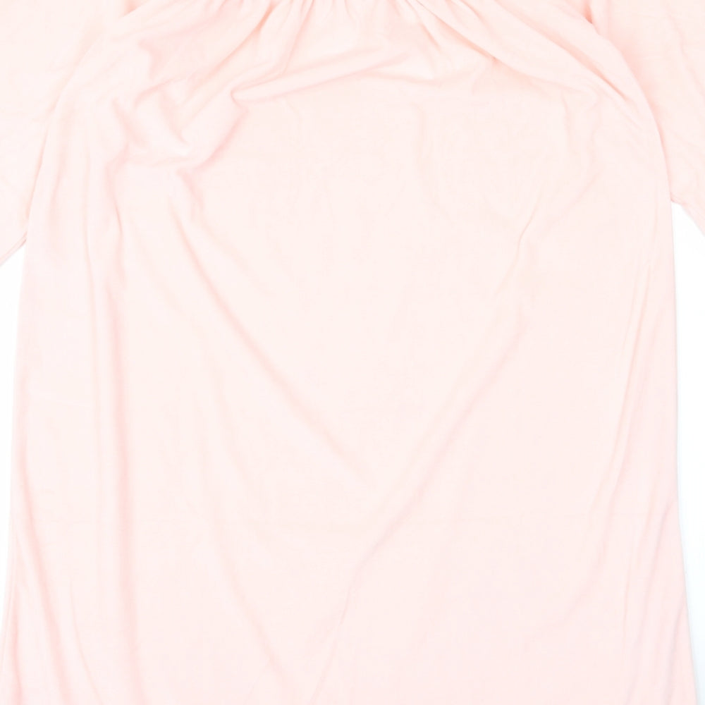 viv Womens Pink   T-Shirt Dress  Size 10