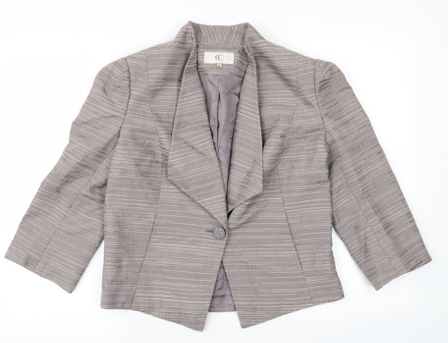 Womens UK Size 12 cc Grey Jacket