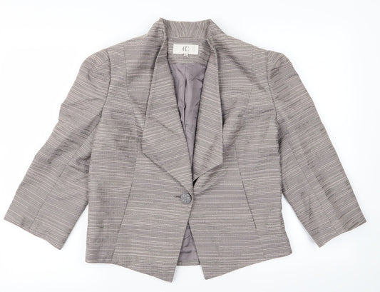 Womens UK Size 12 cc Grey Jacket