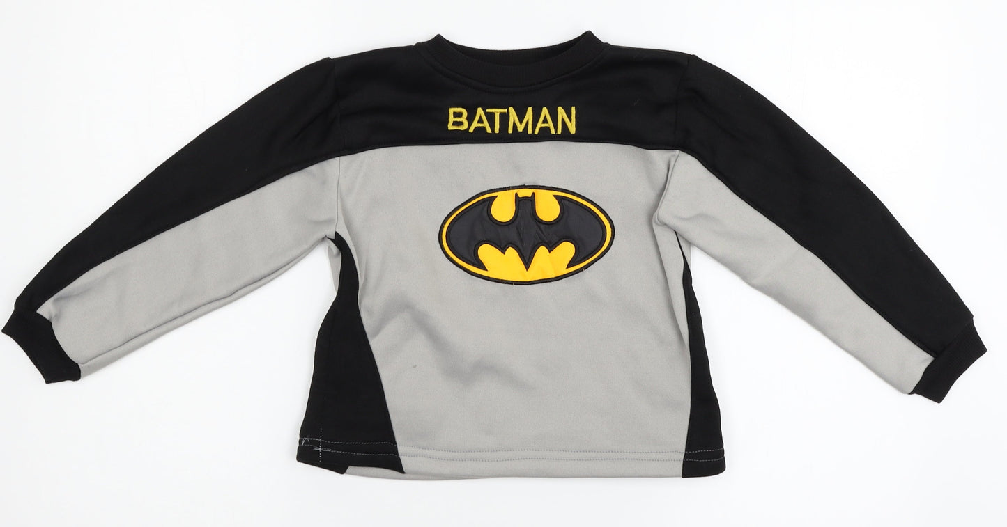 Unbranded Boys Grey   Pullover Jumper Size 6 Years