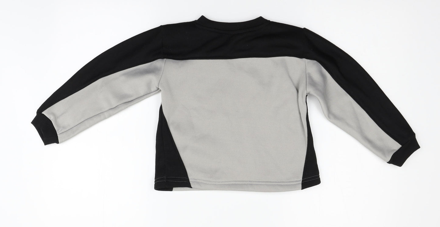 Unbranded Boys Grey   Pullover Jumper Size 6 Years