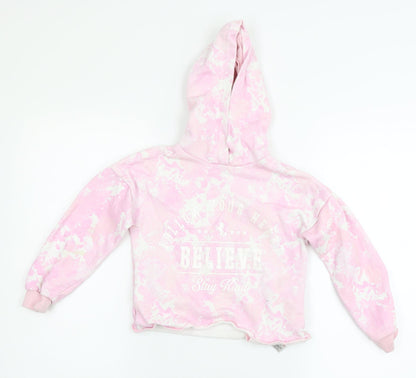 F&F Girls Pink   Pullover Hoodie Size 7-8 Years