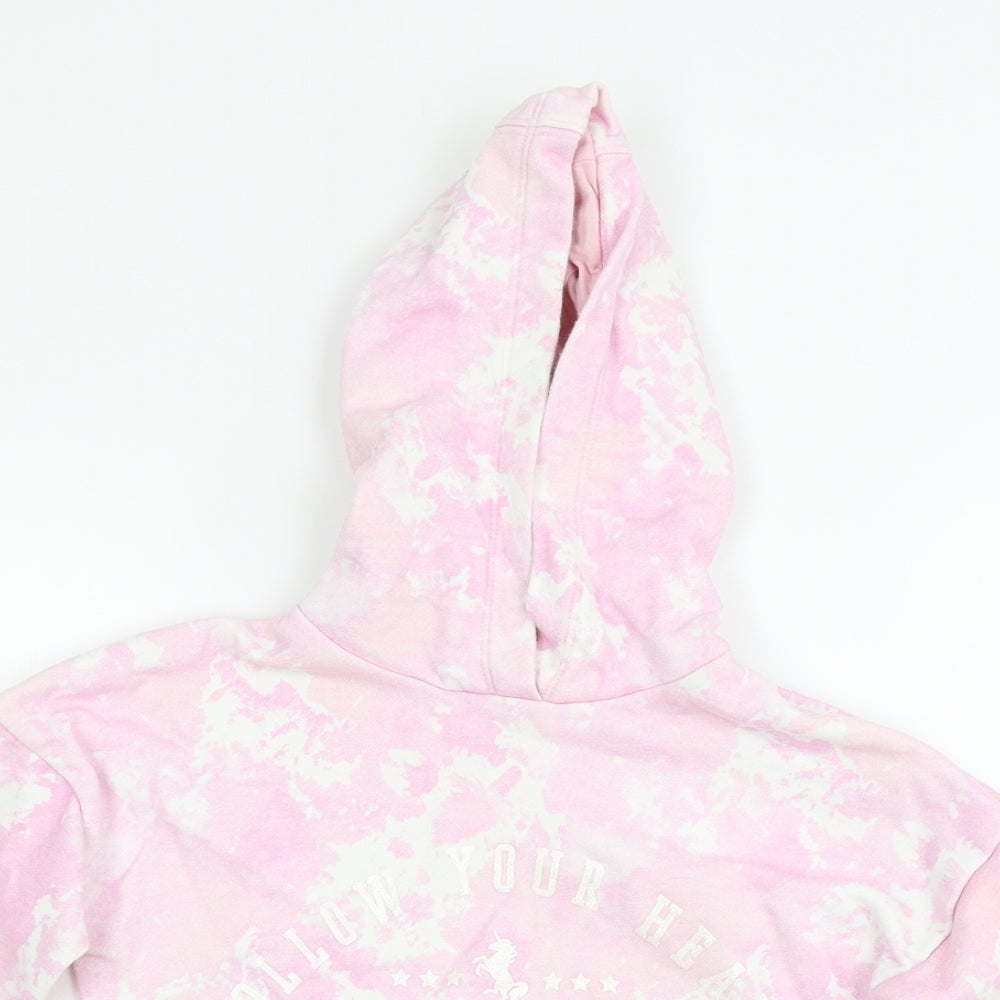 F&F Girls Pink   Pullover Hoodie Size 7-8 Years
