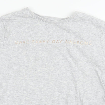 F&F Girls Grey   Basic T-Shirt Size 12-13 Years