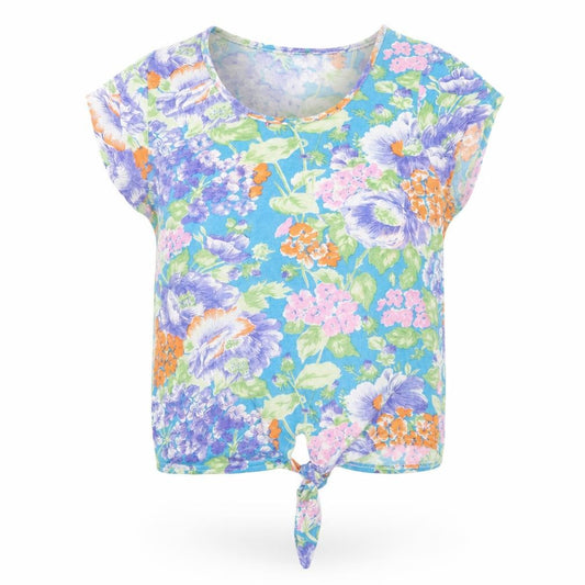 E Vie Womens Multicoloured Floral  Wrap Blouse Size 10