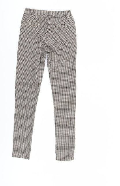 Womens UK Size S Preworn Regular Fit  Brown Trousers