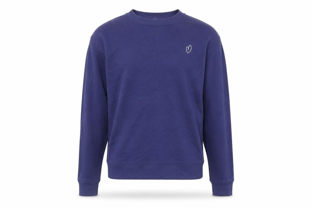 Mens UK Size M Divided Blue Pullover Sweatshirt