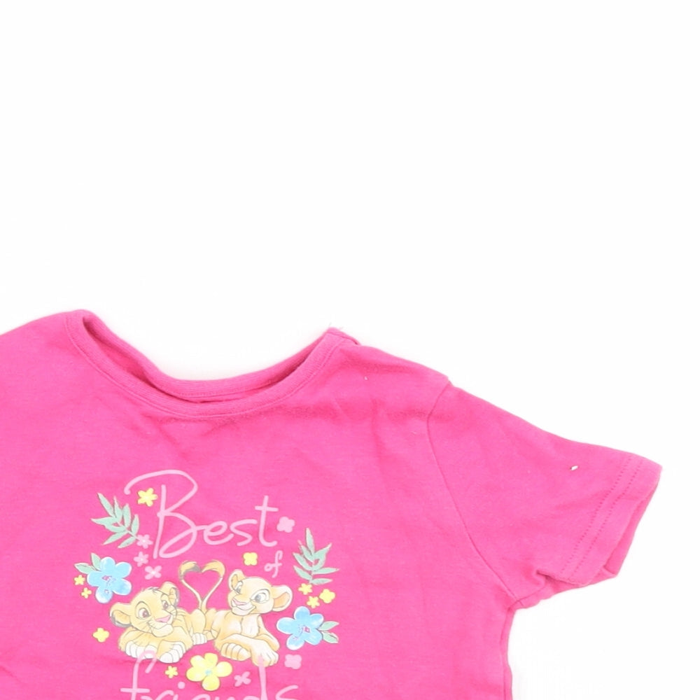 Disney Girls Pink   Basic Casual Size 12-18 Months