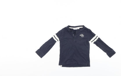 Minoti Boys Blue   Kimono Casual Size 3-4 Years