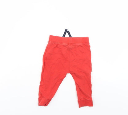 Maine Baby Red   Sweatpants Trousers Size 6-9 Months