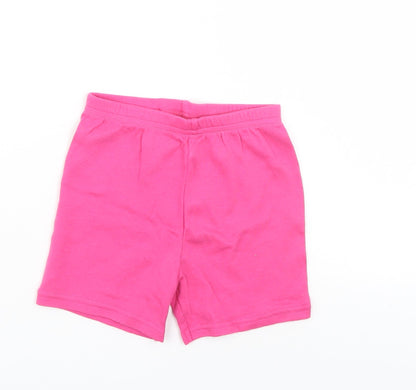Disney Girls Pink   Cropped Trousers Size 12-18 Months  - Sweat shorts