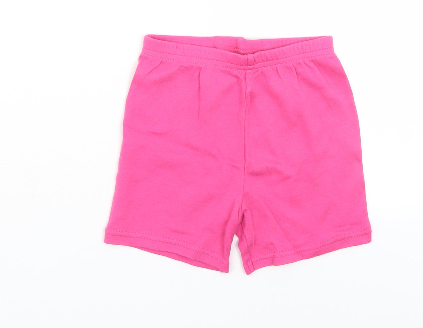 Disney Girls Pink   Cropped Trousers Size 12-18 Months  - Sweat shorts