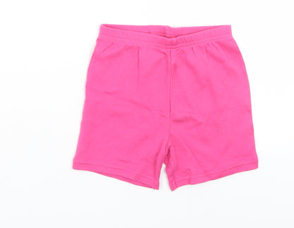 Disney Girls Pink   Cropped Trousers Size 12-18 Months  - Sweat shorts