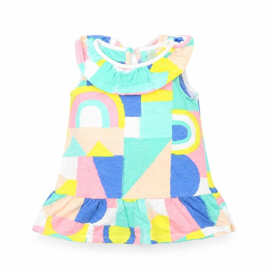 TU Girls Multicoloured   Skater Dress  Size 12-18 Months