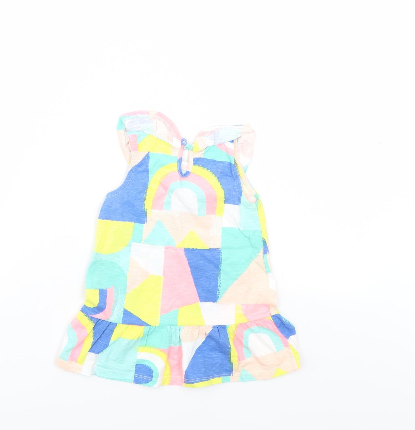 TU Girls Multicoloured   Skater Dress  Size 12-18 Months
