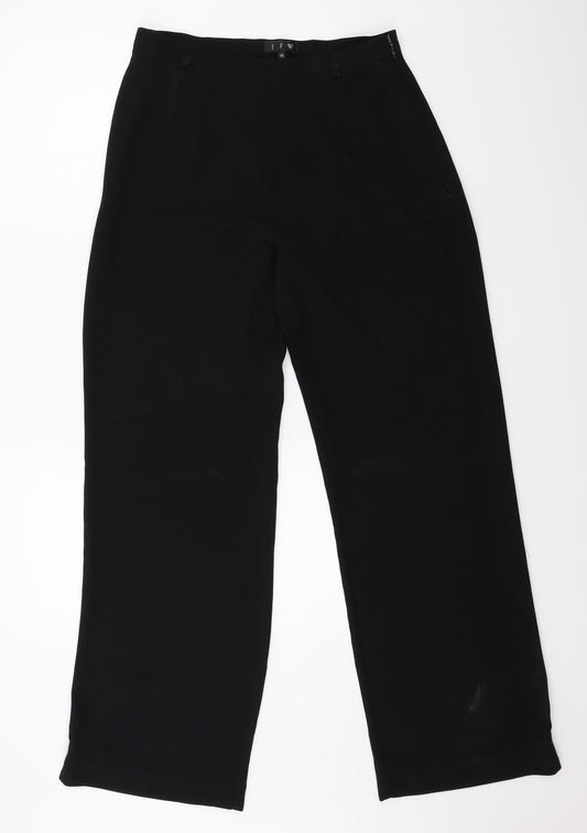 Womens UK Size 12 JFW Regular Fit  Black Trousers
