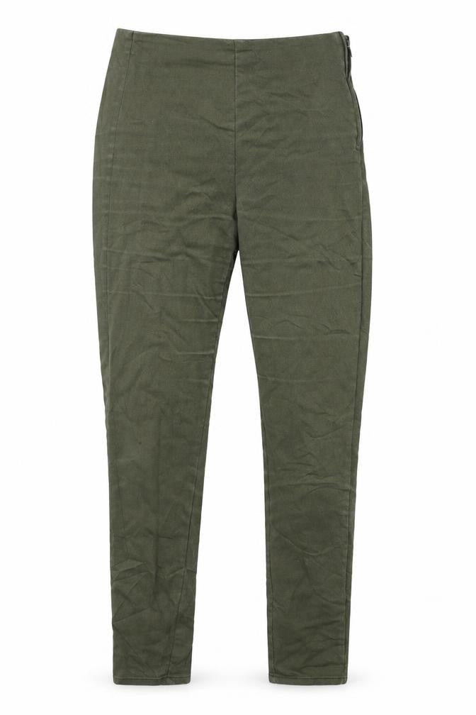 Womens UK Size 4 Divided Regular Fit  Green Trousers