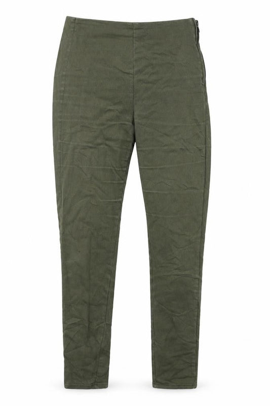Womens UK Size 4 Divided Regular Fit  Green Trousers