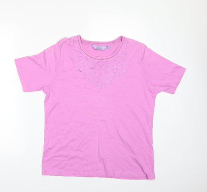 EWM Womens Orange   Basic T-Shirt Size M