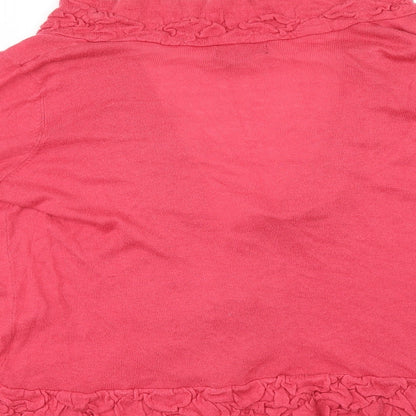 Willi Smith Womens Pink   Cardigan Jumper Size XL