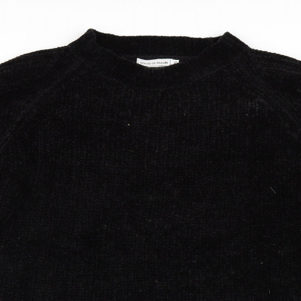 House of Fraser Womens Black   Pullover Jumper One Size