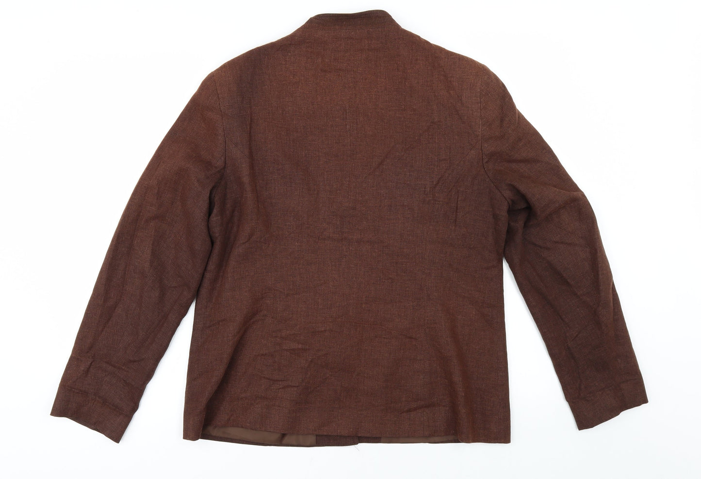 Womens UK Size 14 Slimma Brown Jacket