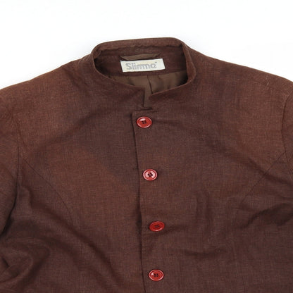 Womens UK Size 14 Slimma Brown Jacket
