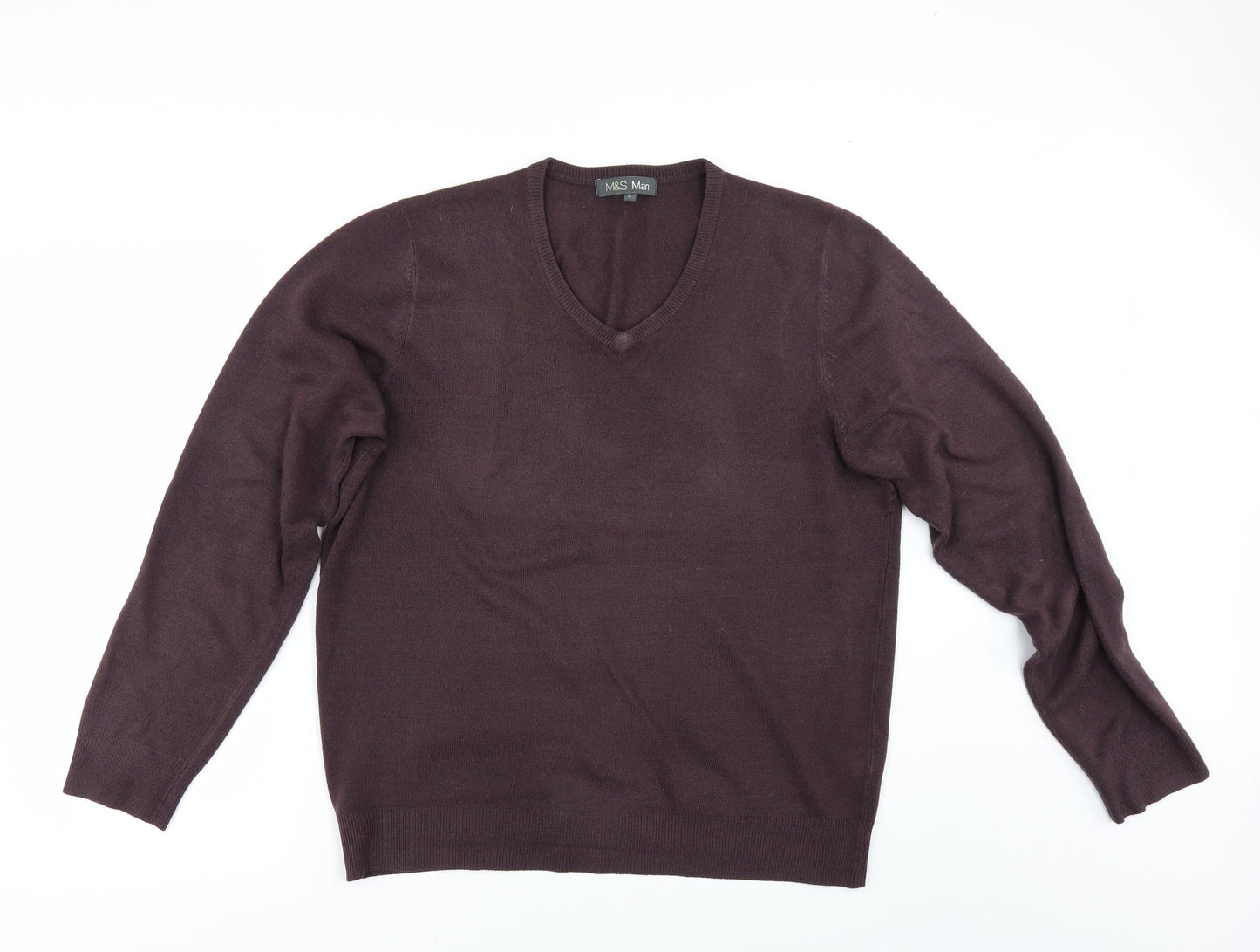 Marks and Spencer Mens Brown    Jumper Size L