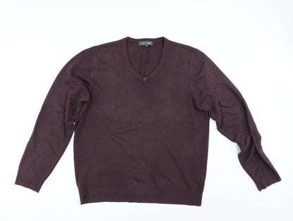 Marks and Spencer Mens Brown    Jumper Size L