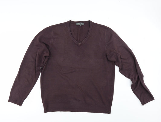 Marks and Spencer Mens Brown    Jumper Size L
