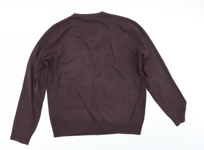 Marks and Spencer Mens Brown    Jumper Size L