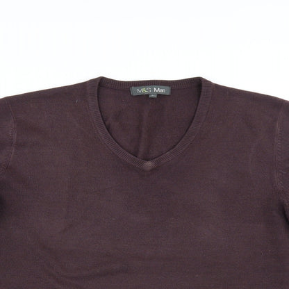 Marks and Spencer Mens Brown    Jumper Size L