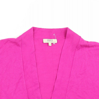 Papaya Womens Pink   Cardigan Jumper Size 8