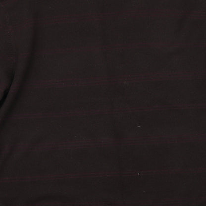 Marks and Spencer Mens Brown Striped  Pullover Jumper Size L