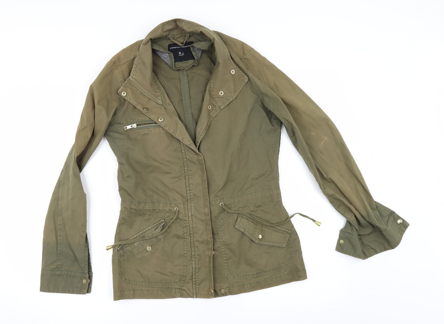Womens UK Size 6 Dorothy Perkins Green Jacket