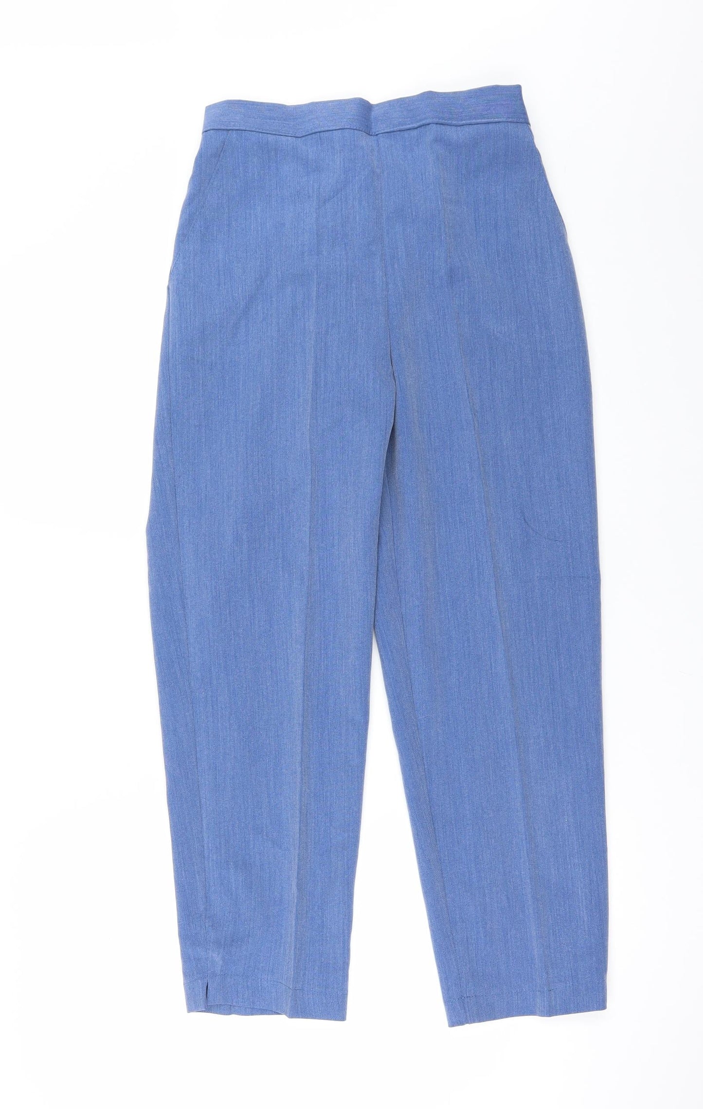 Womens UK Size 10 Preworn Regular Fit  Blue Trousers