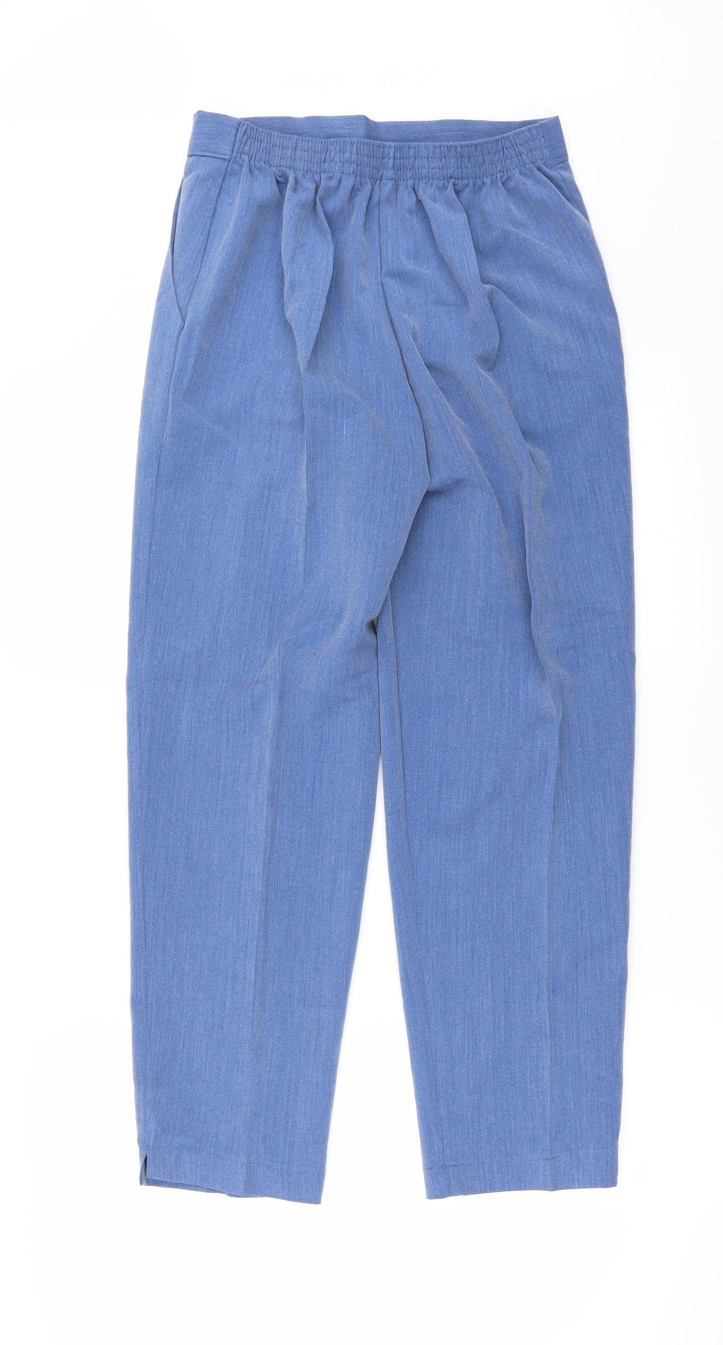 Womens UK Size 10 Preworn Regular Fit  Blue Trousers