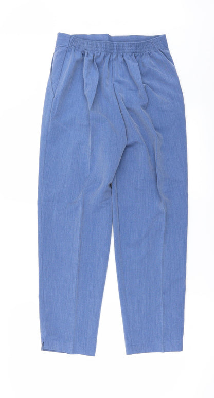 Womens UK Size 10 Preworn Regular Fit  Blue Trousers
