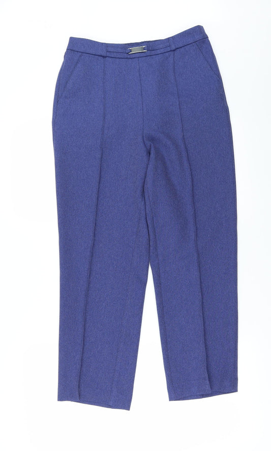 EWM Womens Blue   Trousers  Size 10 L26 in